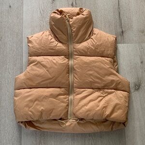 Fuinloth Women’s Cropped Puffer‎ Vest